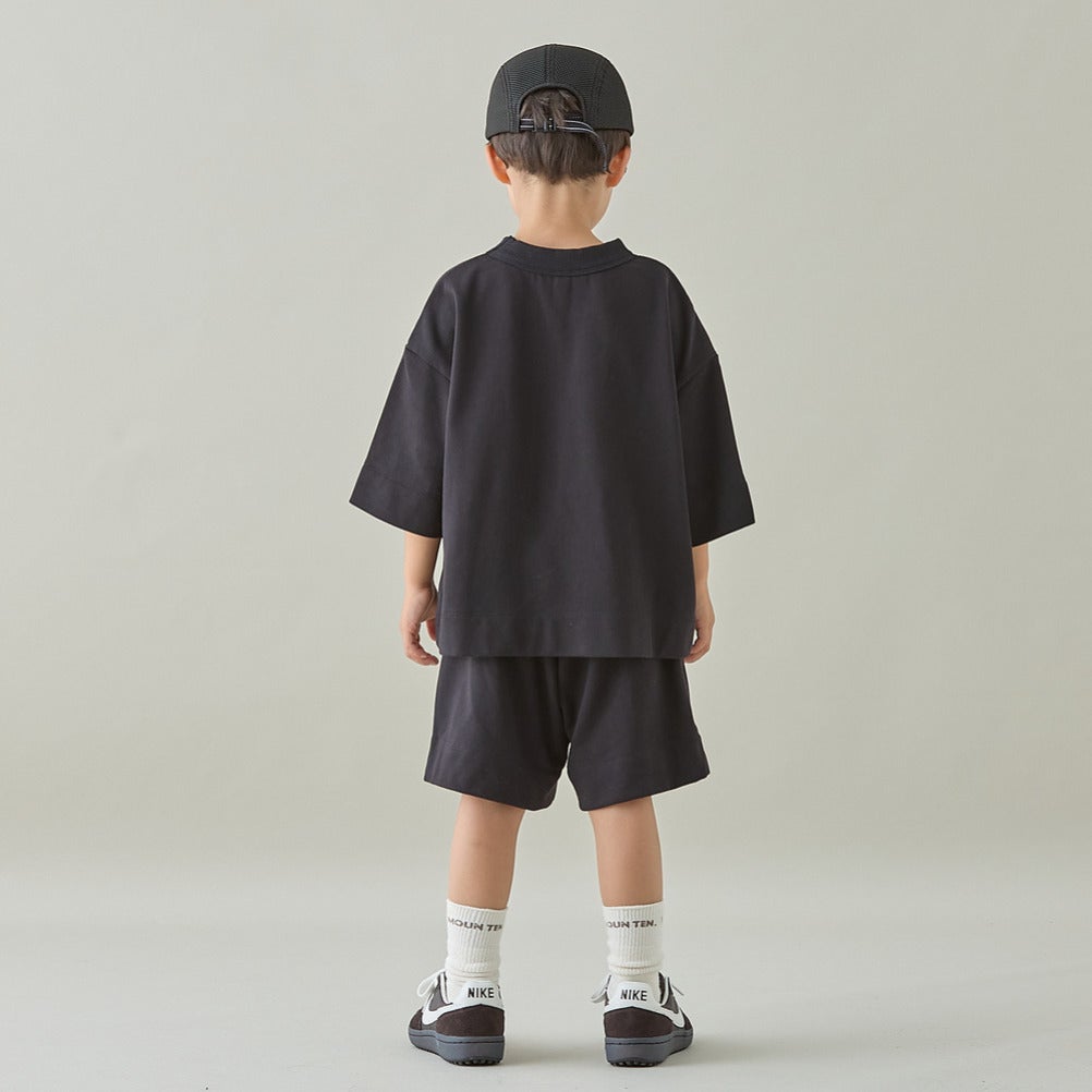マウンテン] light terry ハーフパンツ ブラック｜子供服の通販 ミリバール