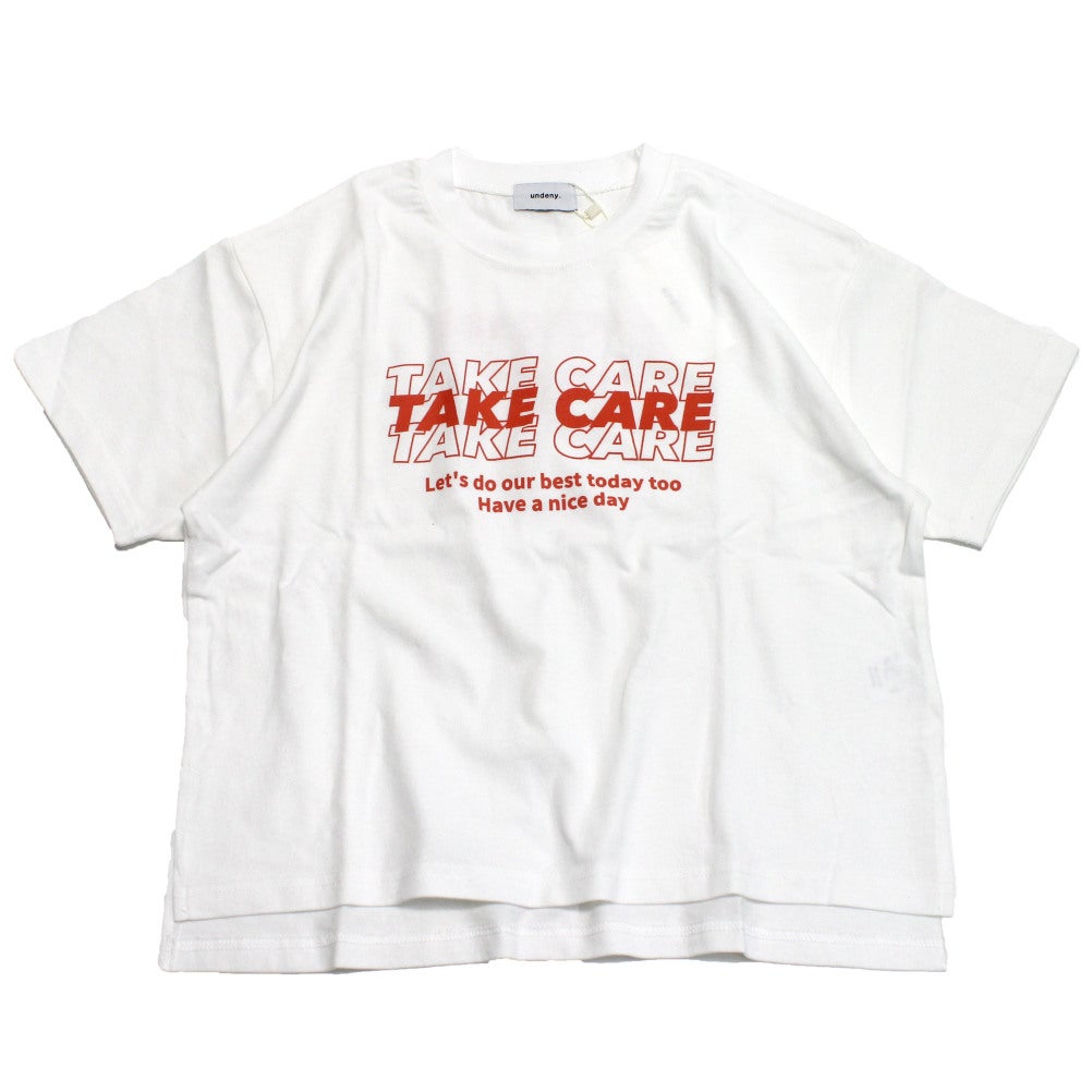 アンディニー] TAKE CARE Tシャツ ホワイト(WH)｜子供服の通販 ミリバール