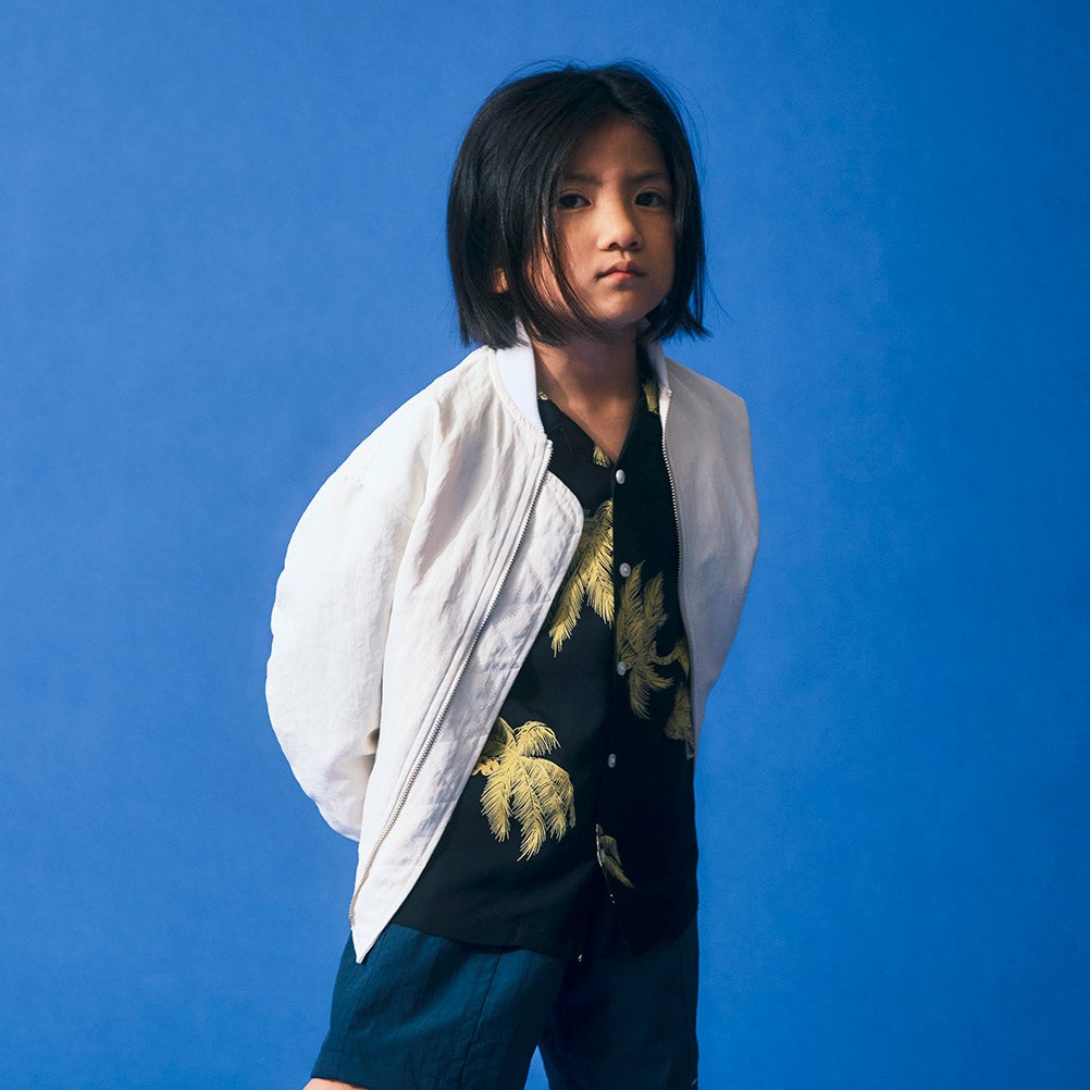 イーストエンドハイランダーズ] OPEN COLLAR シャツ ミッドナイト