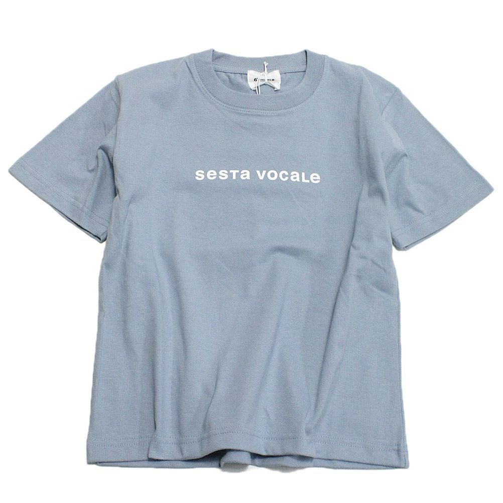 セスタボカーレスポテットTシャツ☆ セスタヴォカーレ] セスタヴォカーレロゴTシャツ アシッド ブルー