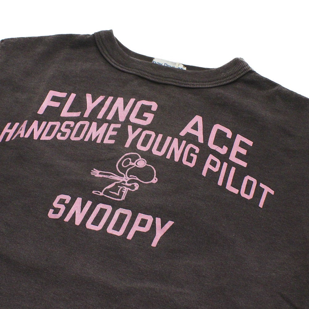 デニムダンガリー×スヌーピー] ビンテージテンジク SNOOPY HERO TEE