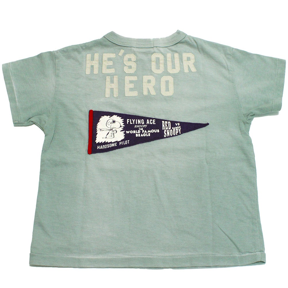 デニムダンガリー×スヌーピー] ビンテージテンジク SNOOPY HERO TEE