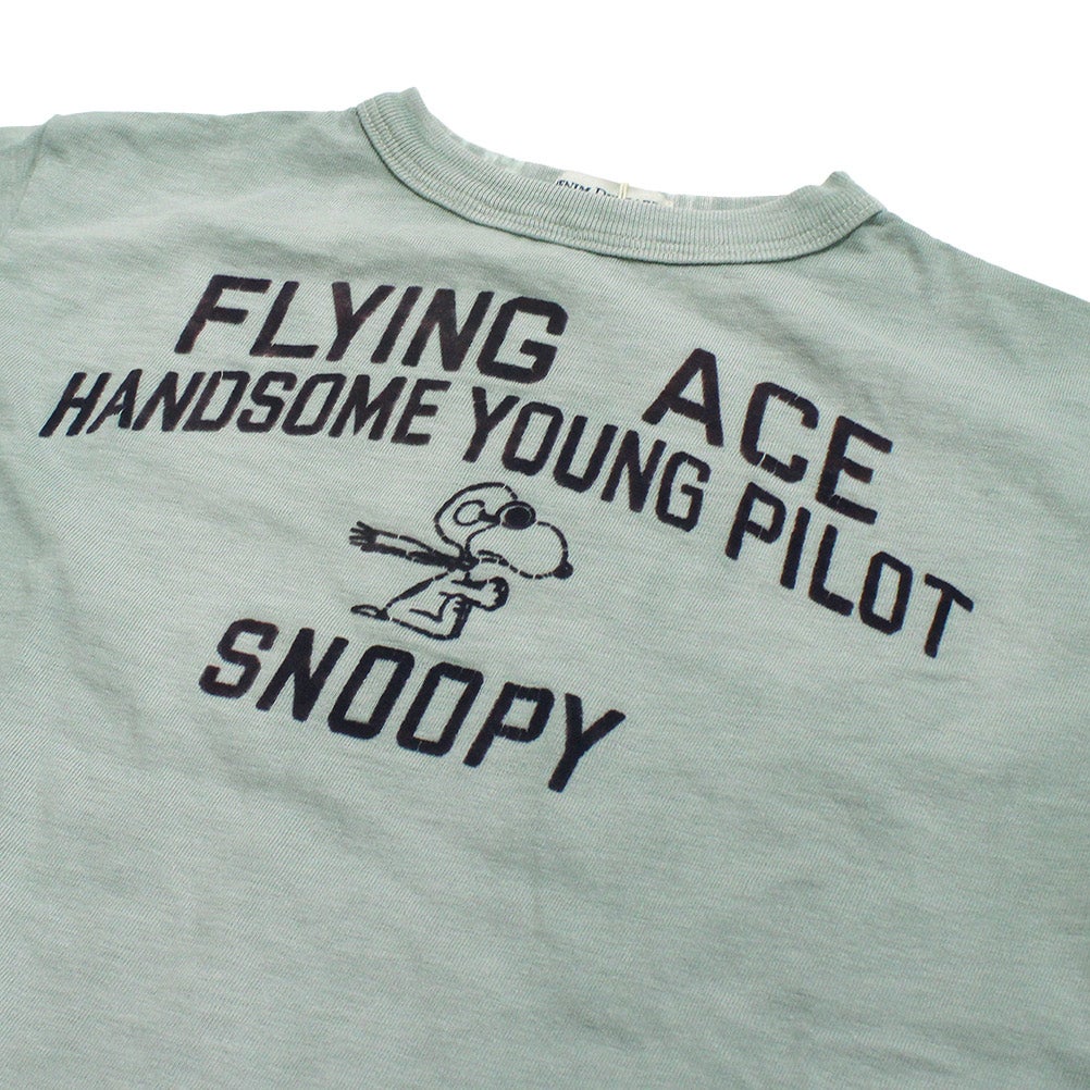 デニムダンガリー×スヌーピー] ビンテージテンジク SNOOPY HERO TEE