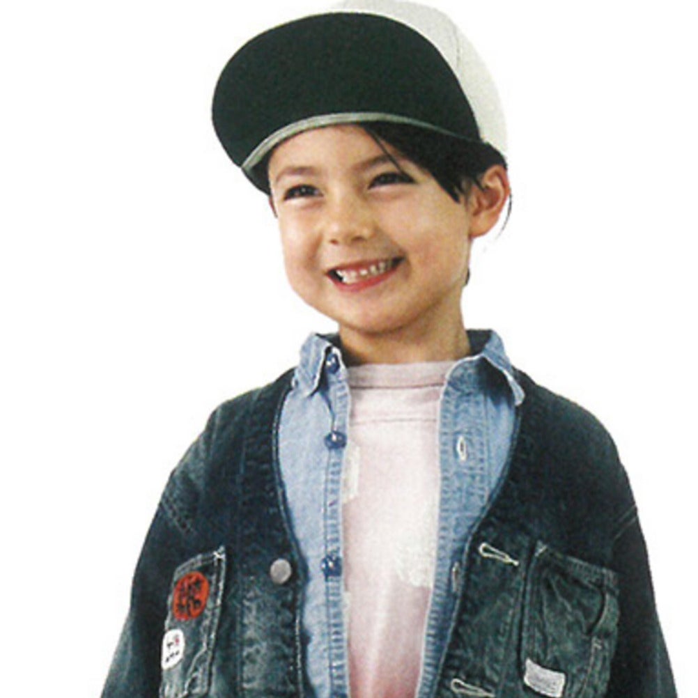 デニムアンドダンガリー] ワッペンツキ メッシュ CAP 11OW生成｜子供服