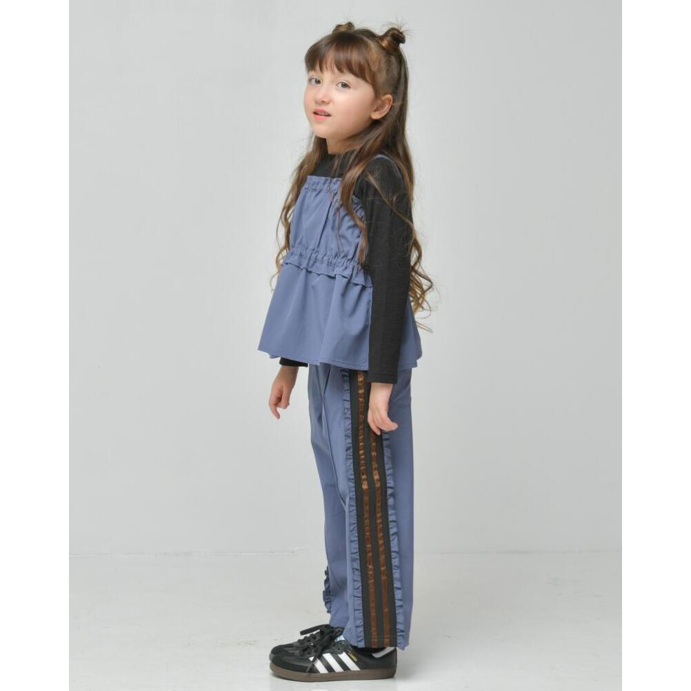 ニードルワークス] 【NeWo】フリルビスチェ ネイビー｜子供服の通販