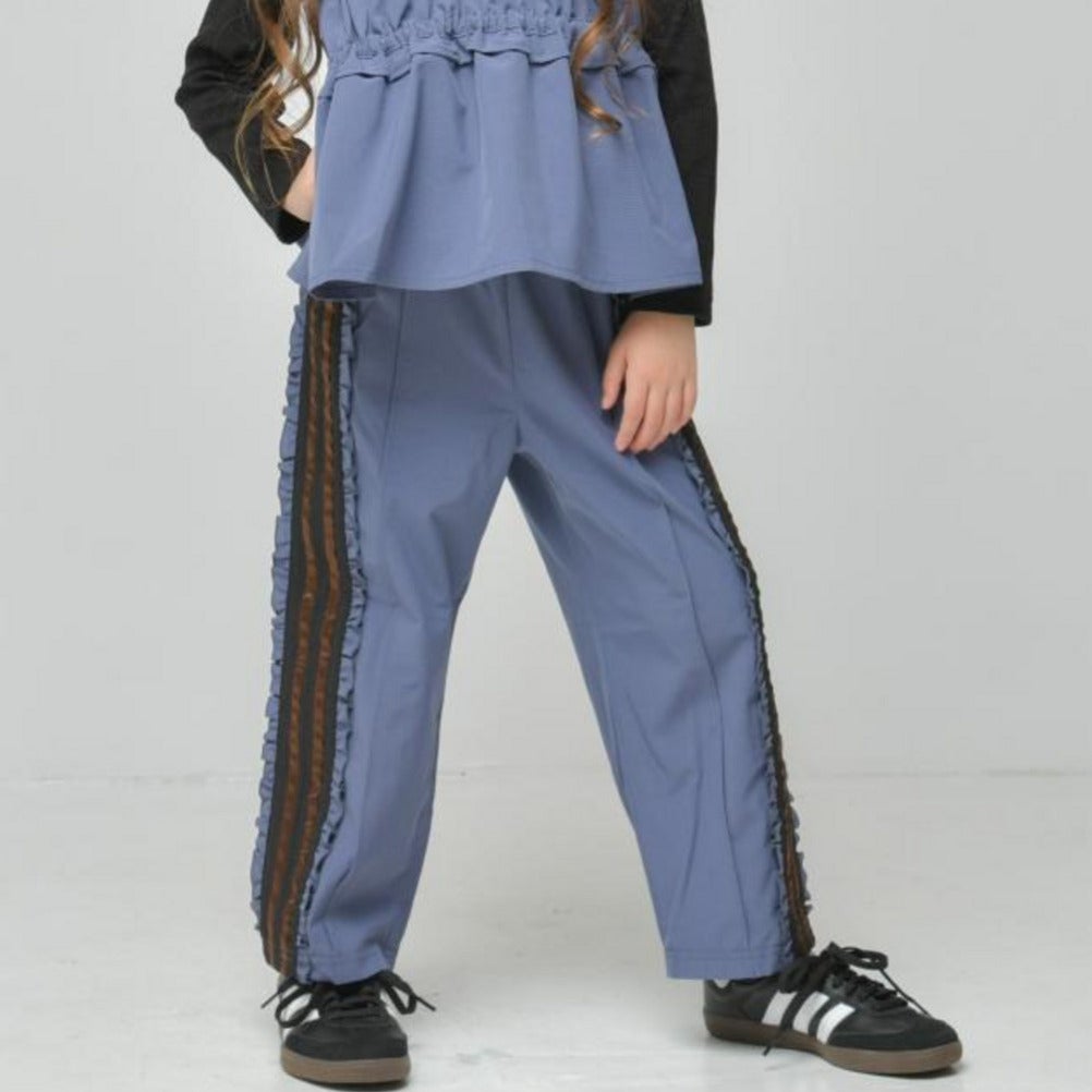 ニードルワークス] 【NeWo】フリルラインパンツ ネイビー｜子供服の
