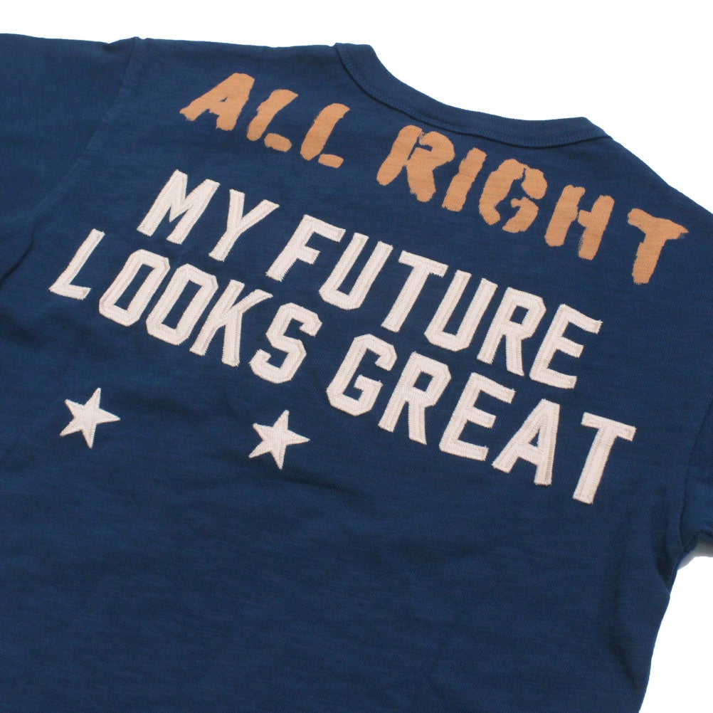 デニムアンドダンガリー] テンジク ALL RIGHT L/S TEE 4NV紺｜子供服の