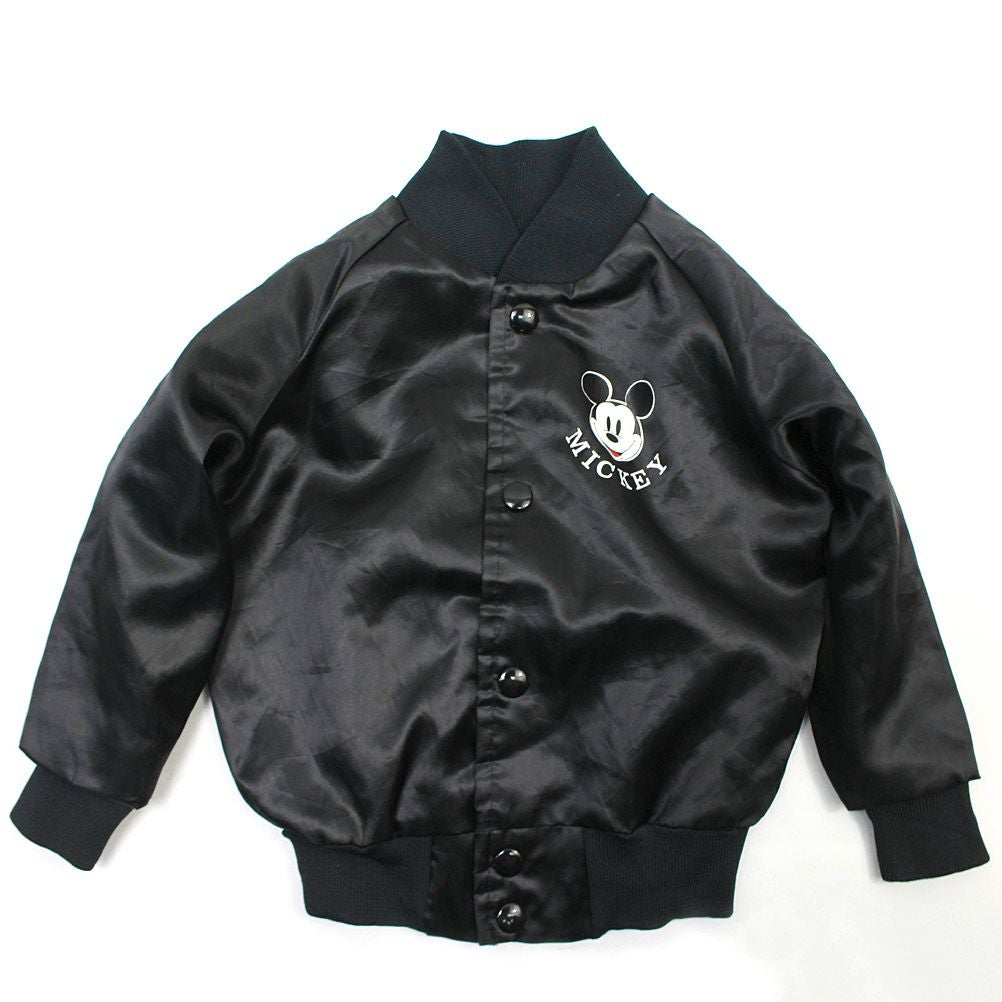 ch!iiixBEAUTY & YOUTH ディズニー　スタジャン ユーエスユーズド] 80年代 ChalkLine ディズニー スタジャン ブラック