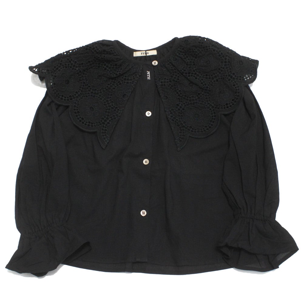 フィス] カットワーク ブラウス 2BK黒｜子供服の通販 ミリバール