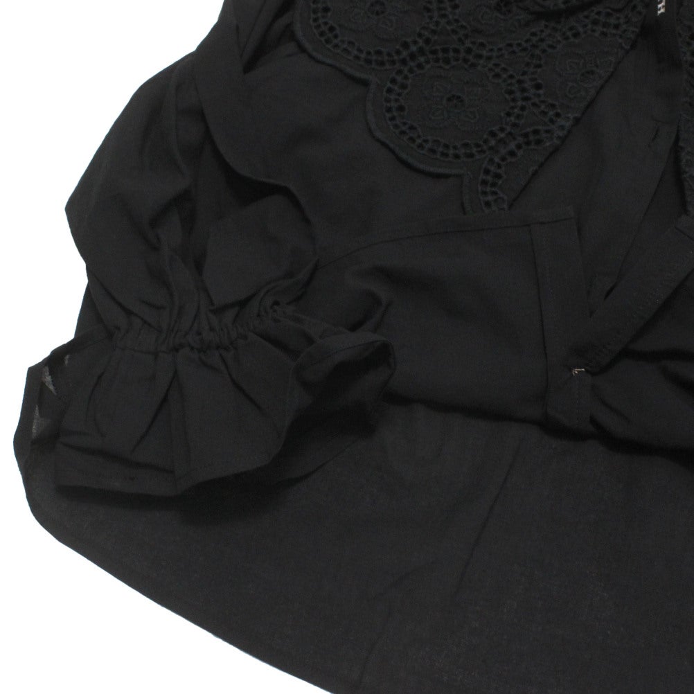 フィス] カットワーク ブラウス 2BK黒｜子供服の通販 ミリバール