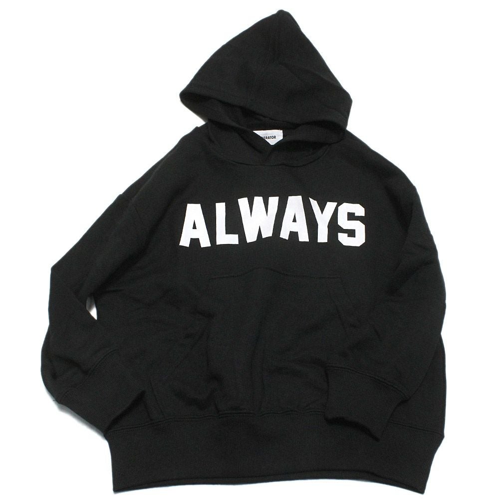 always パーカー Sサイズ ジェネレーター] ALWAYS パーカー ブラック(BK)｜子供服の通販 ミリバール