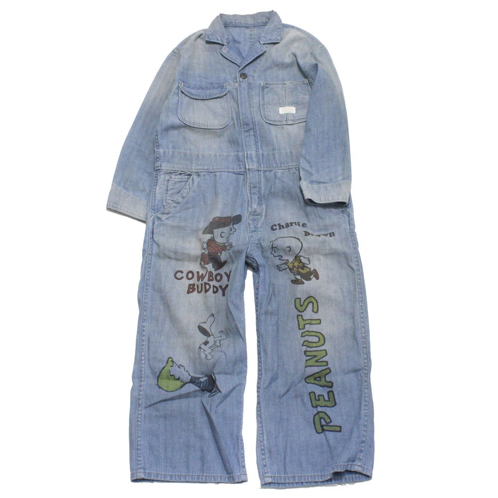 みえこ DENIM DUNGAREE スヌーピー デニムパンツ 105 デニムダンガリー×スヌーピー｜ブランド｜子供服・キッズ服の通販は