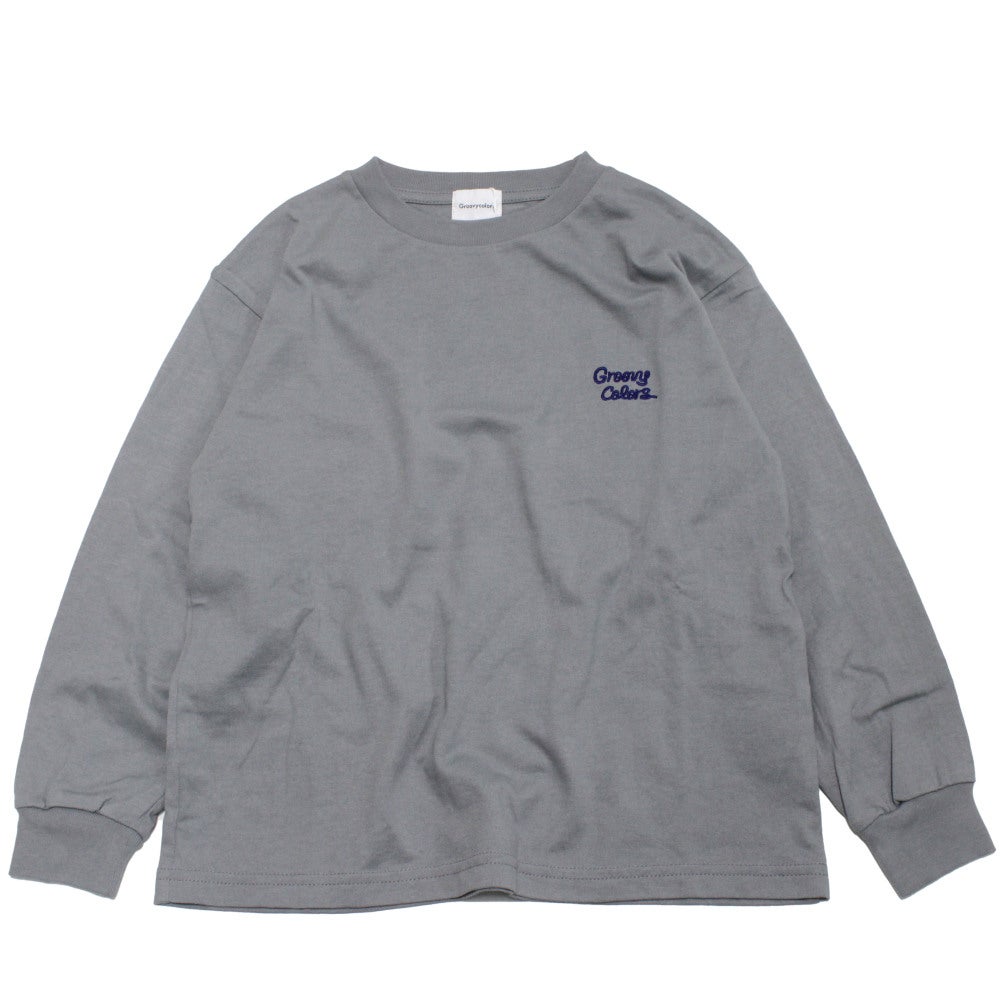 グルーヴィーカラーズ] テンジク HAMBURGER L/S TEE 3GRグレー｜子供服
