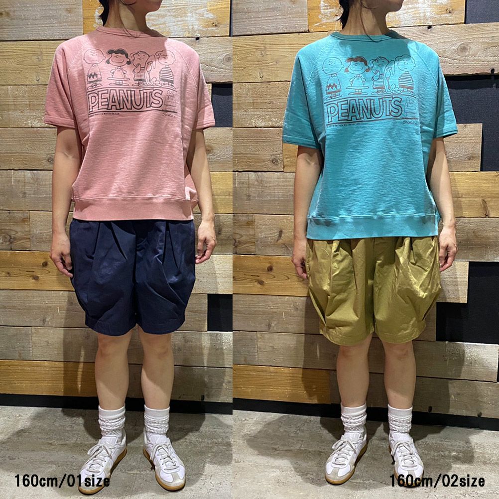 デニムダンガリー×スヌーピー] ウラケ SNOOPY S/S スウェット 44LBL