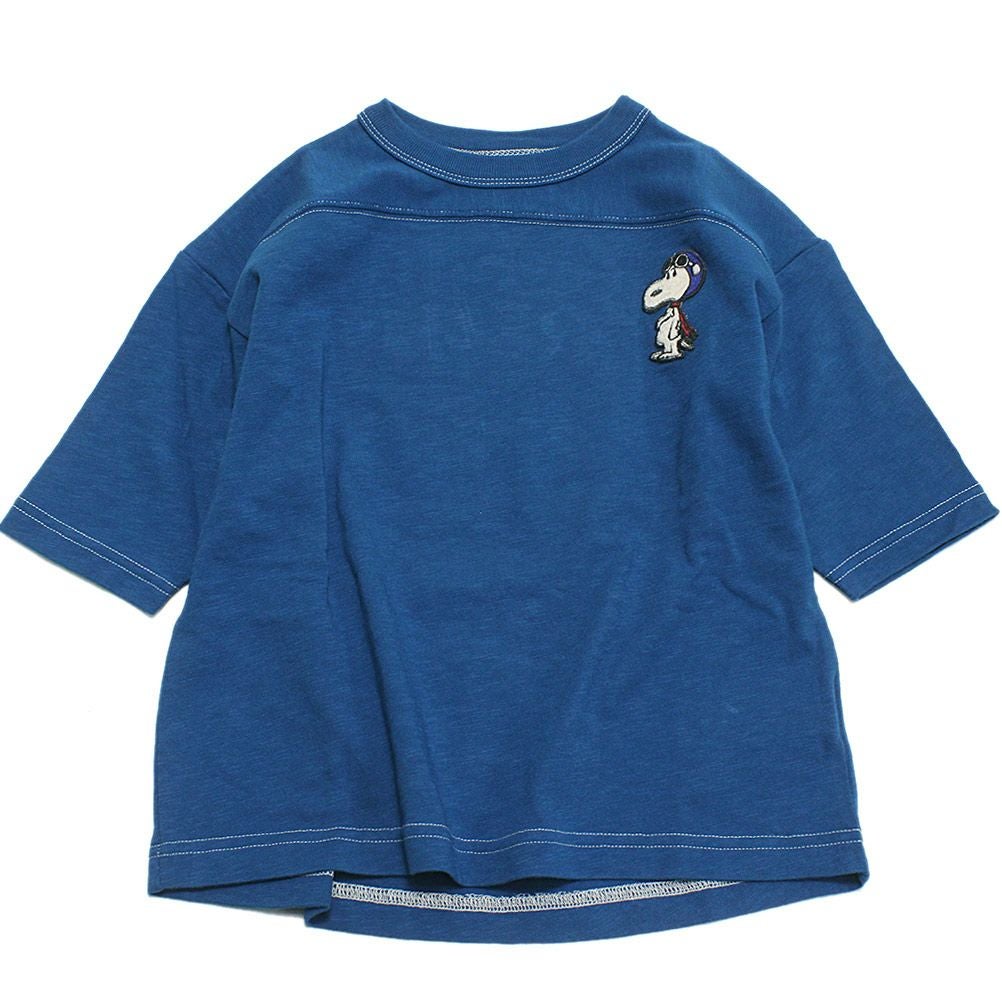 デニムダンガリー×スヌーピー] テンジク SNOOPY DREAM TEE（7分袖