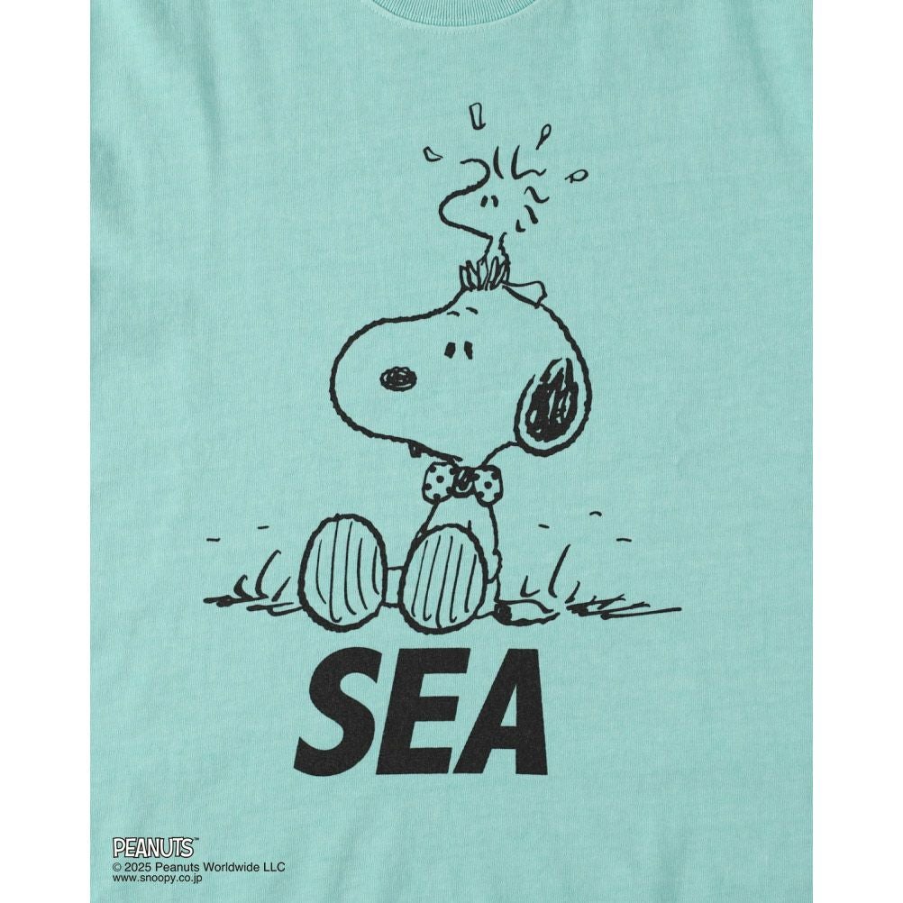 スムージー] 【SMOOTHY×WIND AND SEA】PGT Snoopy Tシャツ サックス
